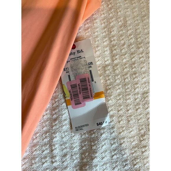 Ruby Rd. Orange tank with silver collar details - Picture 7 of 9